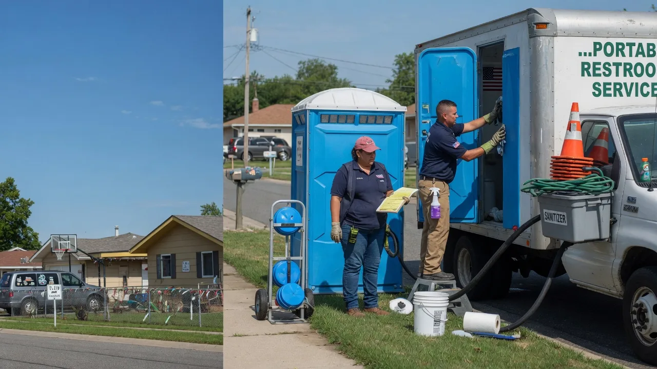 Portable Toilet Rental in Geff, IL near me